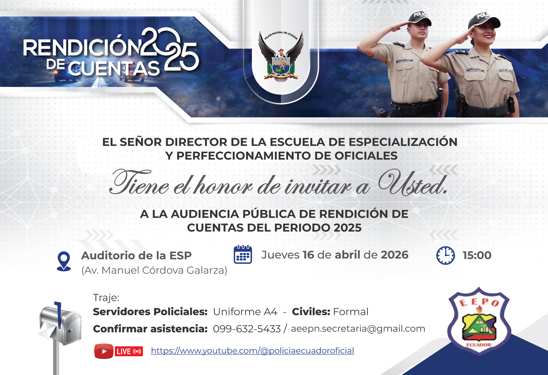 Invitación eepo